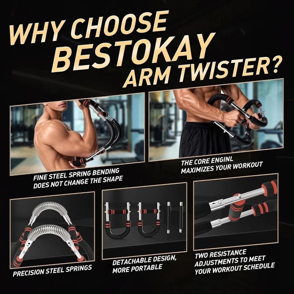 Twister Arm Trainer,Arm Trainer for Men,Chest Workout Equipment,Arm Strength Tra